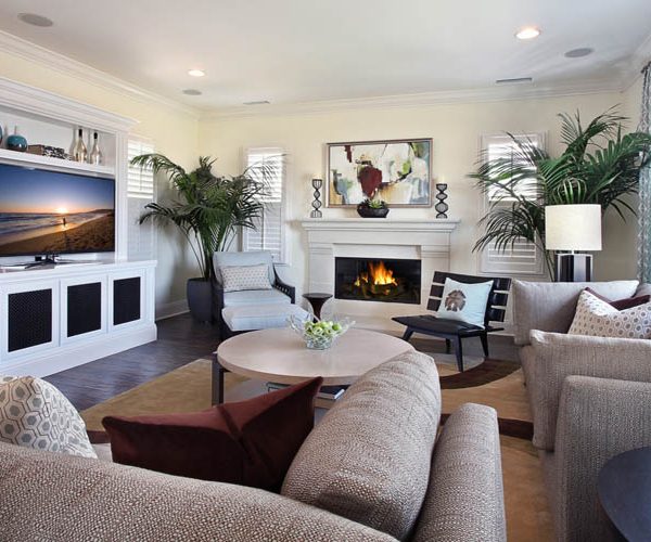 modern-tropical-living-room-with-fireplace-and-tv-decorating