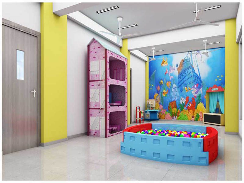 طراحی فضای تخصصی مهد کودک