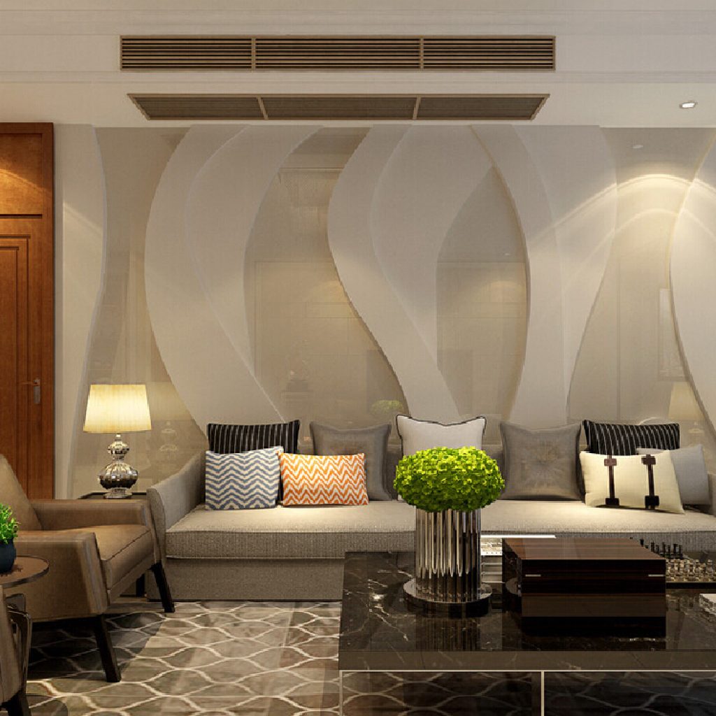 Modern-Living-Room-Wall-Decor-Ideas-Home - دکوراسیون , طراحی , اجرا