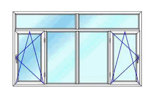 روش رسم پنجره دوجداره دوحالته